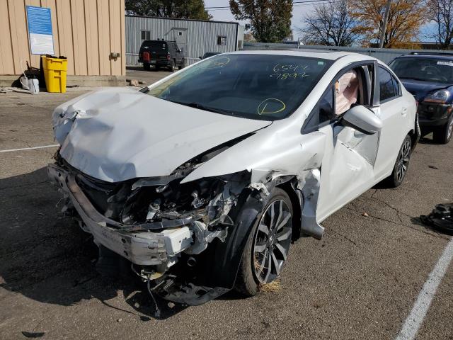 19XFB2F95EE058142 - 2014 HONDA CIVIC EXL 白色 照片 2