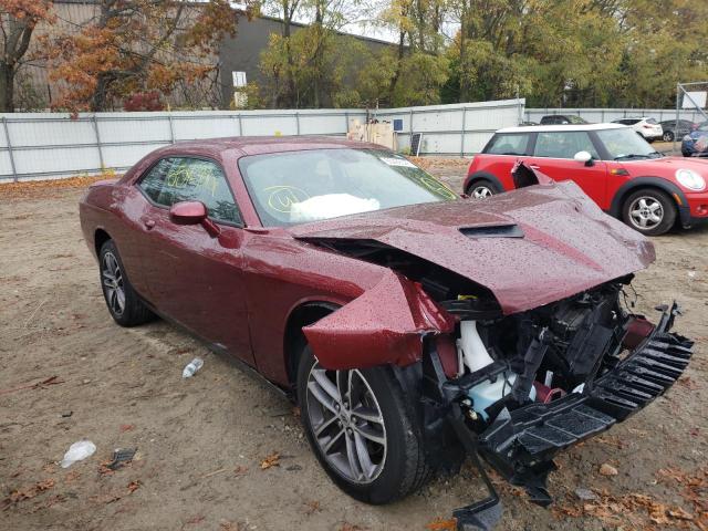 2C3CDZGG1KH684696 - 2019 DODGE CHALLENGER RED photo 1