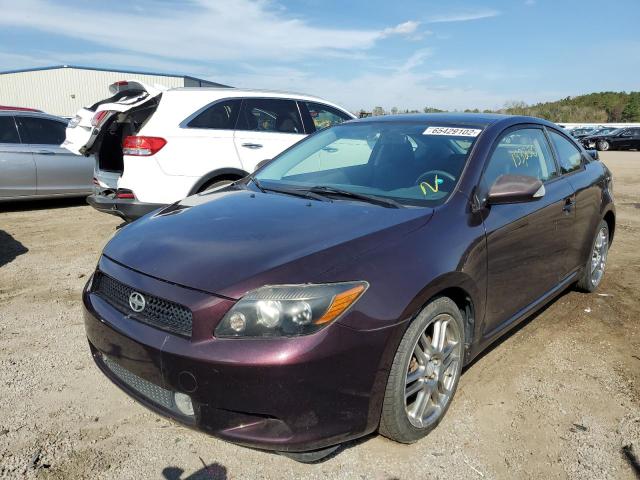 JTKDE167X80261671 - 2008 TOYOTA SCION TC PURPLE photo 2