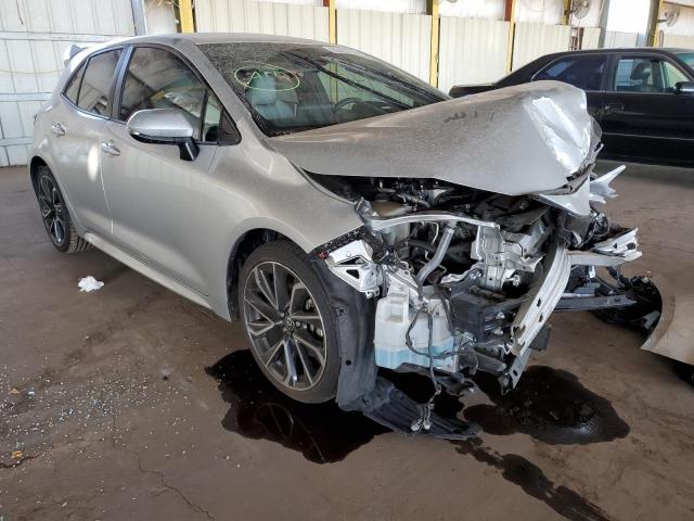 JTNK4RBE3K3040127 - 2019 TOYOTA COROLLA SE SILVER photo 1