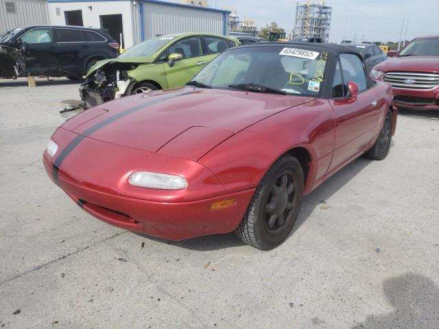 JM1NA3517L0142744 - 1990 MAZDA MIATA RED photo 2