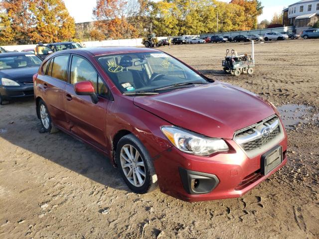 JF1GPAC66DH213211 - 2013 SUBARU IMPREZA PR RED photo 1