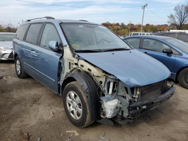 KNDMG4C3XA6331077 - 2010 KIA SEDONA LX BLUE photo 1