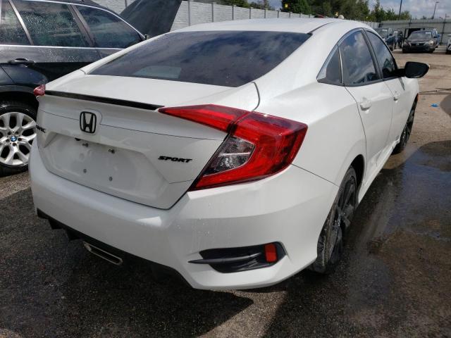 2HGFC2F88KH574193 - 2019 HONDA CIVIC SPOR WHITE photo 4