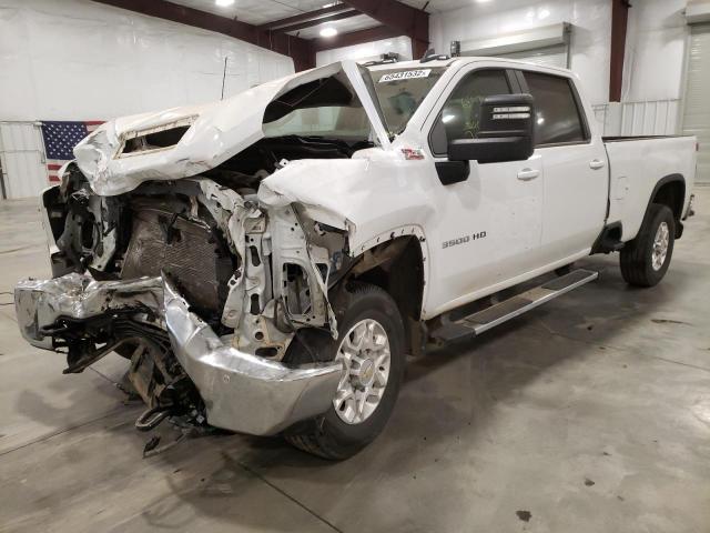 1GC4YTE75MF123538 - 2021 CHEVROLET 3500 WHITE photo 2