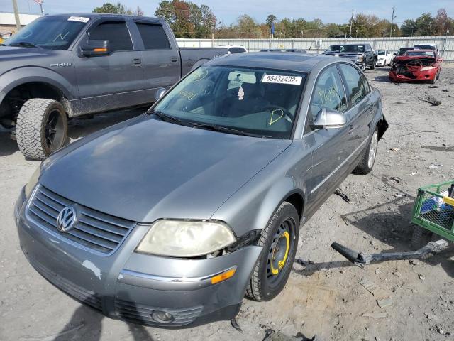 WVWAD63B75E044421 - 2005 VOLKSWAGEN PASSAT GLS SILVER photo 2