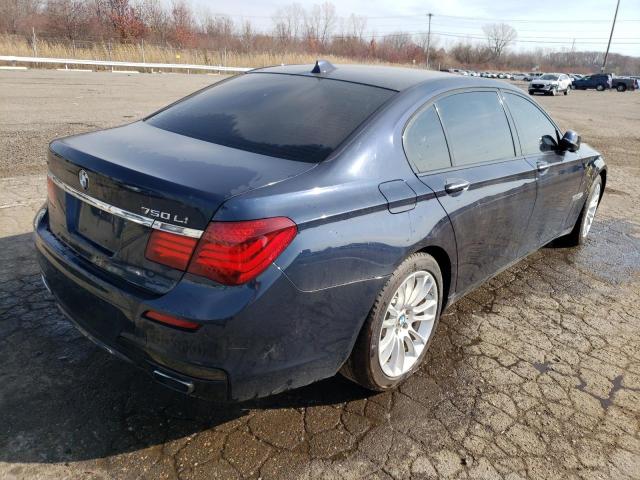 WBAYF8C57DDE59208 - 2013 BMW 750 LXI BLUE photo 4