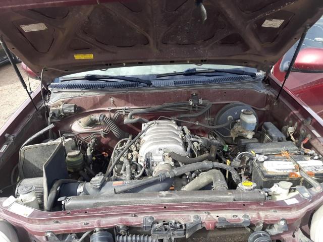 5TBET381X4S450178 - 2004 TOYOTA TUNDRA DOU MAROON photo 7