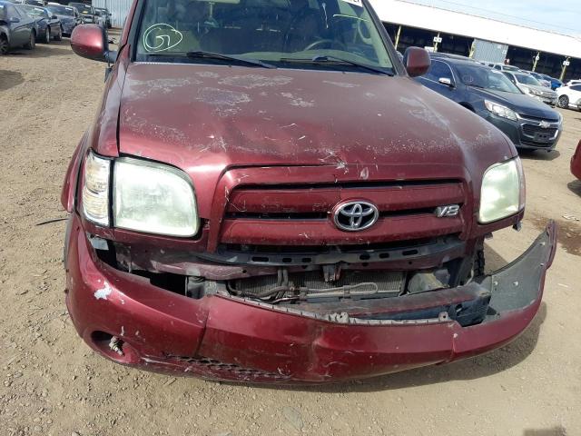 5TBET381X4S450178 - 2004 TOYOTA TUNDRA DOU MAROON photo 9