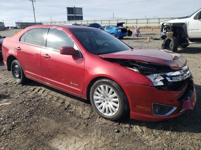 3FADP0L37BR290247 - 2011 FORD FUSION HYB MAROON photo 4