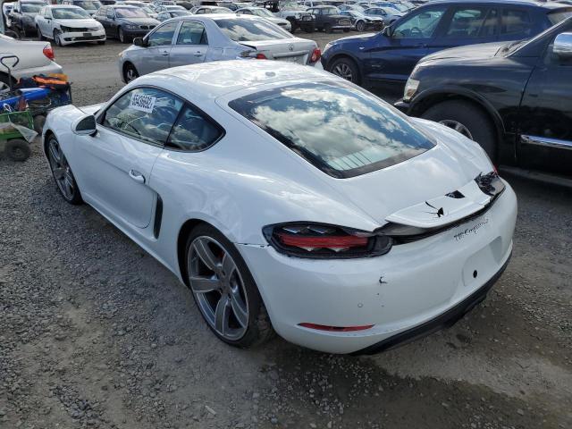 WP0AB2A88MS275091 - 2021 PORSCHE CAYMAN S WHITE photo 3