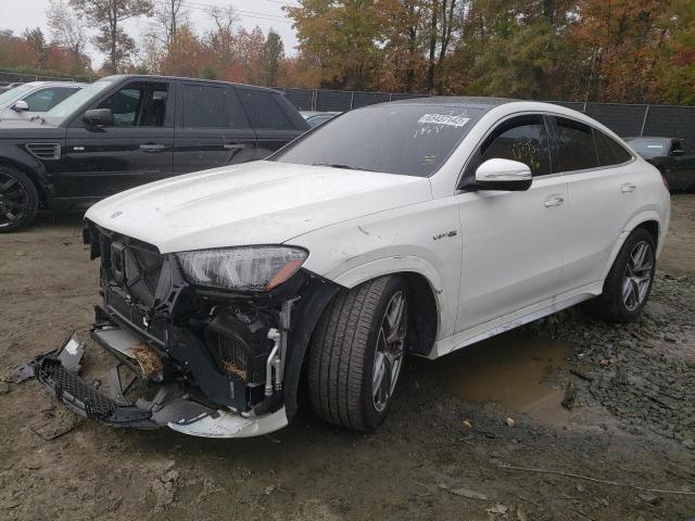 4JGFD8KB8MA476343 - 2021 MERCEDES-BENZ GLE COUPE WHITE photo 2