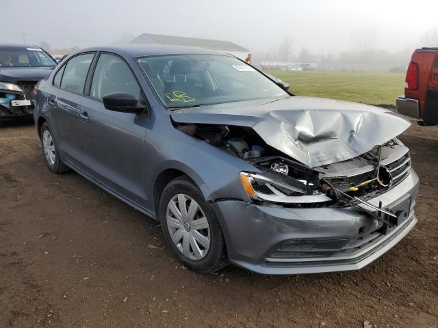 3VW1K7AJ4FM303655 - 2015 VOLKSWAGEN JETTA BASE 灰色 照片 1