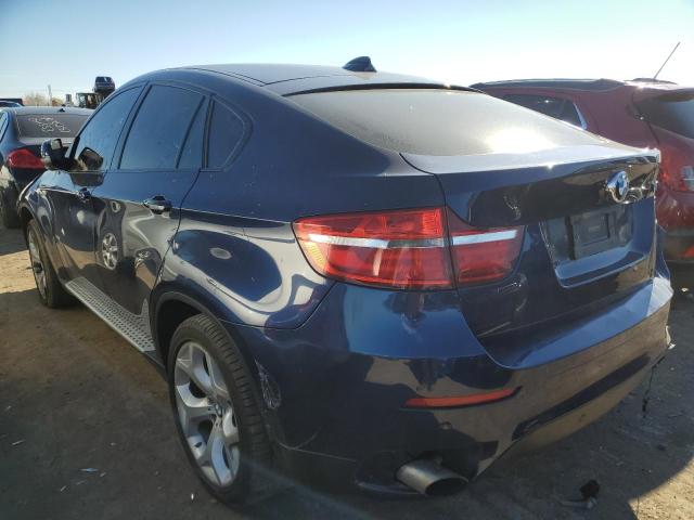 5UXFG2C51E0K41483 - 2014 BMW X6 XDRIVE3 BLUE photo 3