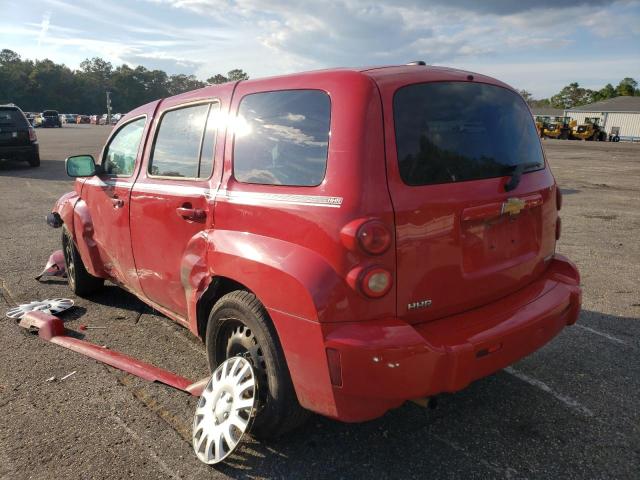 3GNCA13B69S603609 - 2009 CHEVROLET HHR LS RED photo 3