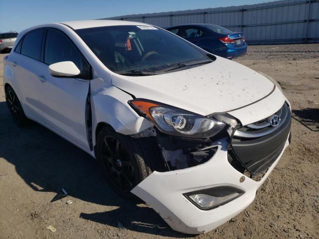 KMHD35LH2EU189074 - 2014 HYUNDAI ELANTRA GT WHITE photo 9