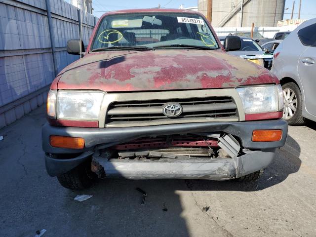 JT3GM84RXW0021011 - 1998 TOYOTA 4RUNNER RED photo 9