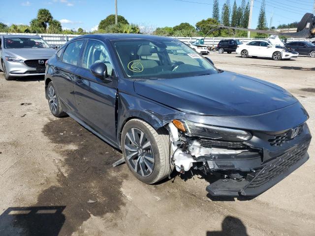 19XFL1H75NE012653 - 2022 HONDA CIVIC EXL Grafit foto 1