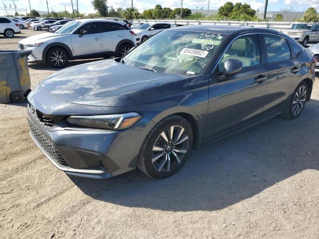 19XFL1H75NE012653 - 2022 HONDA CIVIC EXL Grafit foto 2