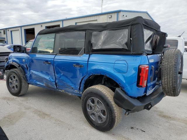 1FMDE5BH1NLB12990 - 2022 FORD BRONCO BAS BLUE photo 2