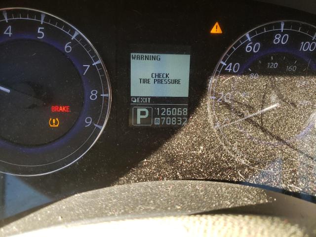 JN1AJ0HR8BM851577 - 2011 INFINITI EX35 BASE Շագանակագույն լուսանկար 8