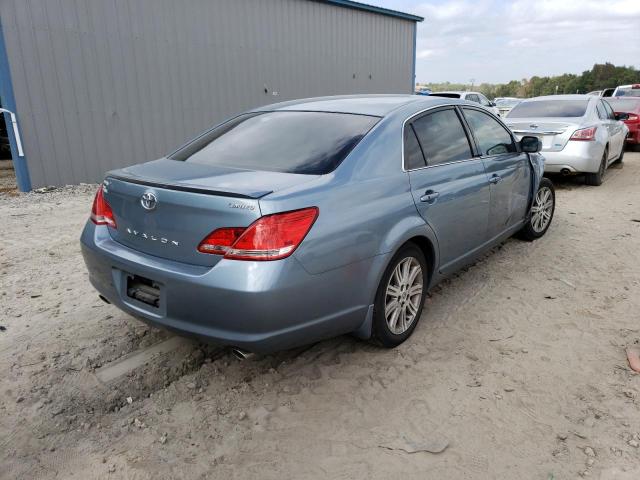 4T1BK36B26U068035 - 2006 TOYOTA AVALON BLUE photo 4