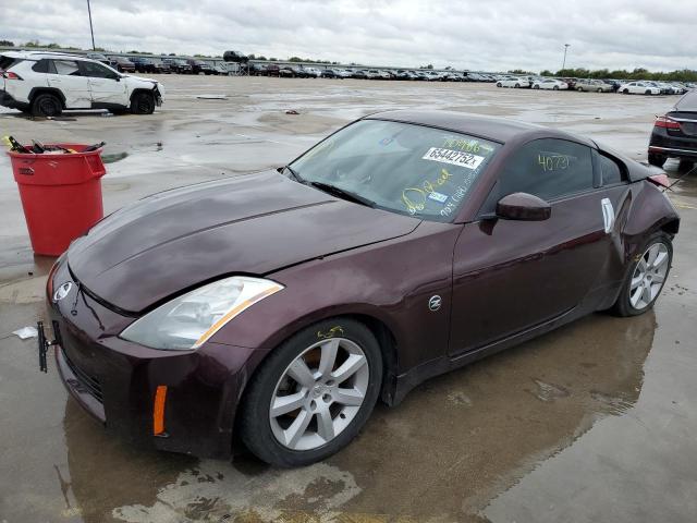 JN1AZ34D53T109665 - 2003 NISSAN 350Z COUPE BURGUNDY photo 2