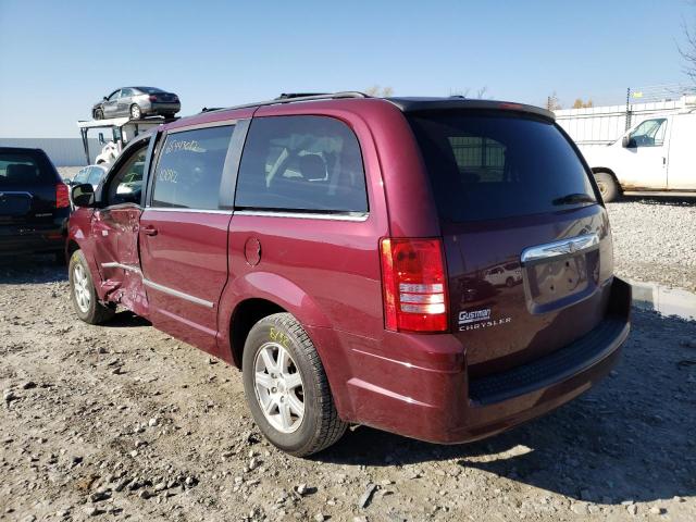 2A8HR54109R539979 - 2008 CHRYSLER TOWN & COU RED photo 3