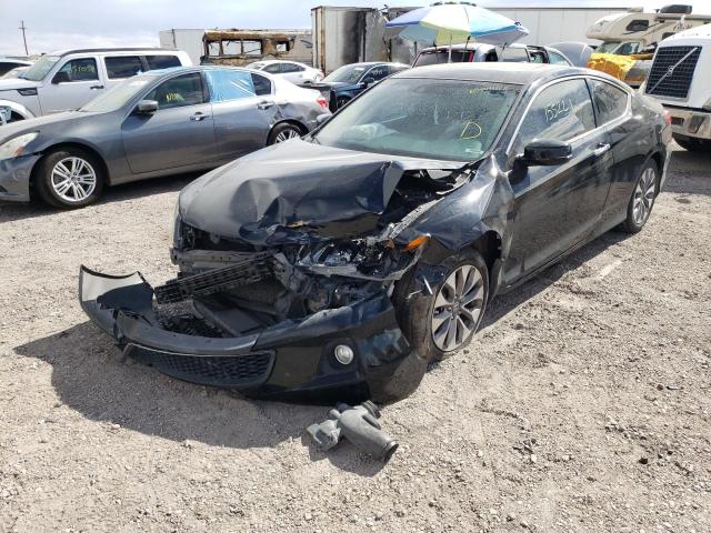 1HGCT1B85EA015528 - 2014 HONDA ACCORD EXL BLACK photo 2