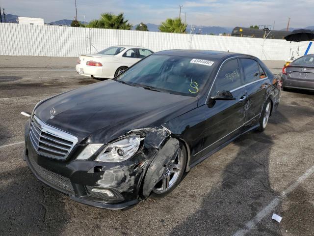 WDDHF7CB9BA420897 - 2011 MERCEDES-BENZ E 550 BLACK photo 2