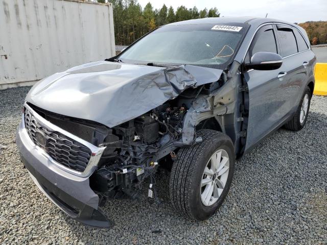 5XYPG4A3XLG645263 - 2020 KIA SORENTO L SILVER photo 2