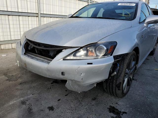 JTHBE5C22B5027578 - 2011 LEXUS IS 350 SILVER photo 9