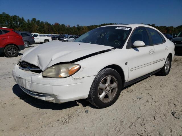 1FAFP55S7YA184359 - 2000 FORD TAURUS SES WHITE photo 2