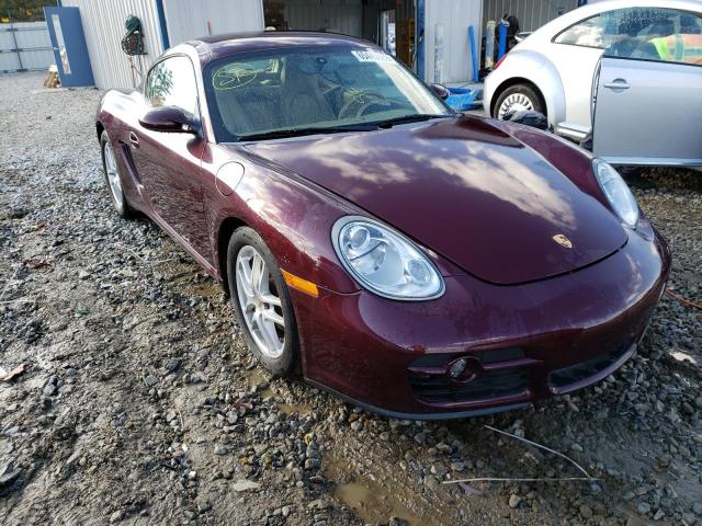 WP0AA29857U762376 - 2007 PORSCHE CAYMAN S BURGUNDY photo 1