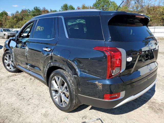 KM8R44HE1LU136410 - 2020 HYUNDAI PALISADE S BLUE photo 3