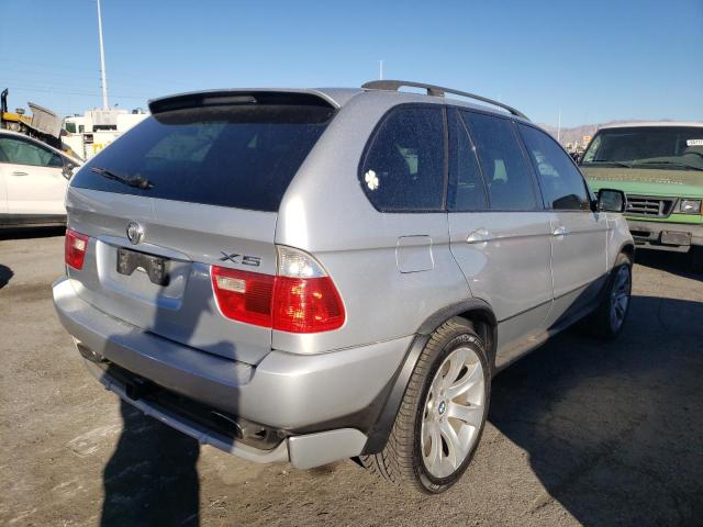 5UXFA935X4LE81383 - 2004 BMW X5 4.8IS SILVER photo 4