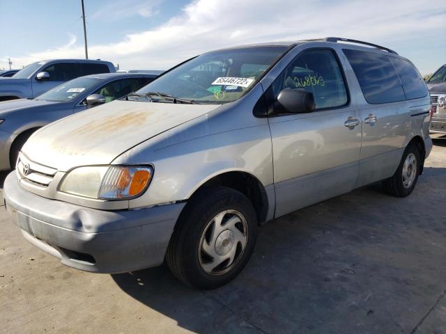 4T3ZF13C31U394849 - 2001 TOYOTA SIENNA LE SILVER photo 1