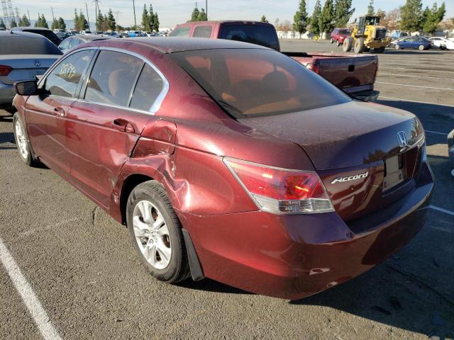 1HGCP26439A139420 - 2009 HONDA ACCORD LXP BURGUNDY photo 3