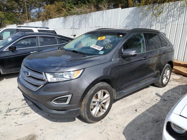 2FMPK3J9XHBB86546 - 2017 FORD EDGE SEL GRAY photo 2