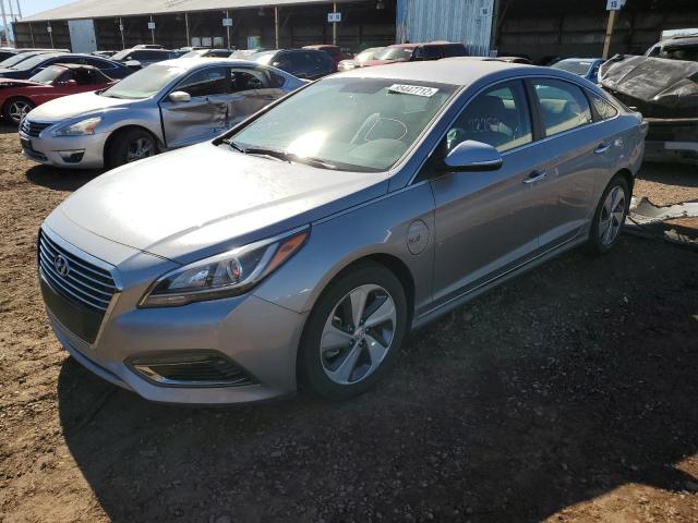 KMHE14L22GA030060 - 2016 HYUNDAI SONATA PLU SILVER photo 2