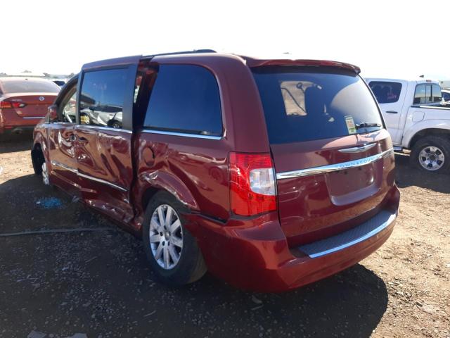 2C4RC1BG6DR578453 - 2013 CHRYSLER TOWN & COU BURGUNDY photo 3