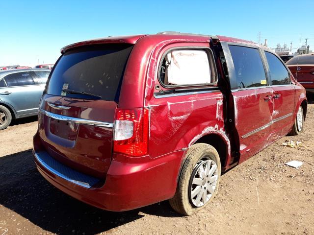 2C4RC1BG6DR578453 - 2013 CHRYSLER TOWN & COU BURGUNDY photo 4