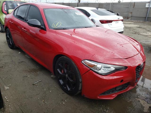 ZARFAMAN4L7636463 - 2020 ALFA ROMEO GIULIA RED photo 1