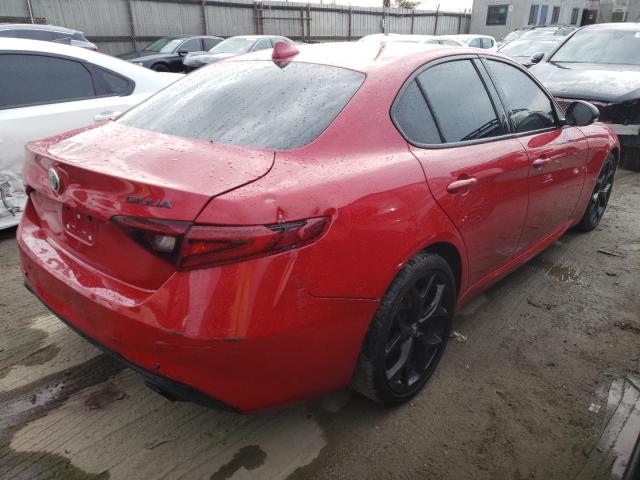 ZARFAMAN4L7636463 - 2020 ALFA ROMEO GIULIA RED photo 4