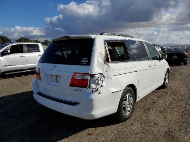 5FNRL387X6B029176 - 2006 HONDA ODYSSEY EX WHITE photo 9