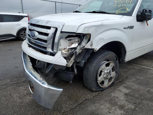 1FTEX1CM9BFD04479 - 2011 FORD F-150 WHITE photo 9