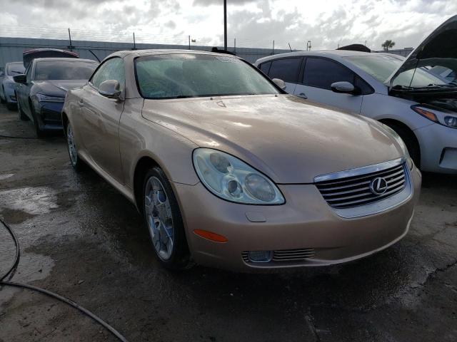 JTHFN48Y020023745 - 2002 LEXUS SC 430 TAN photo 1