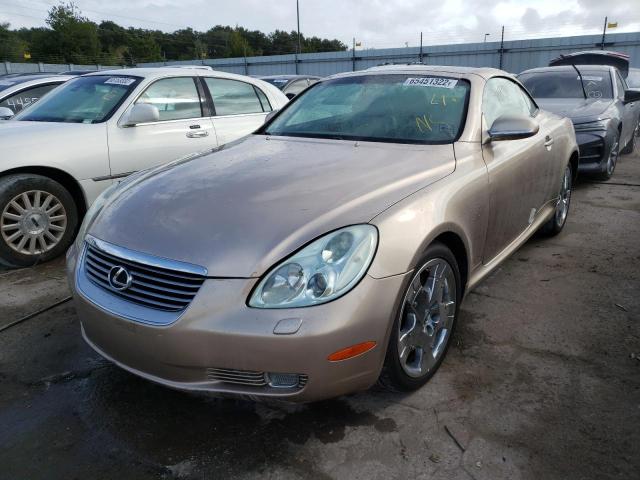 JTHFN48Y020023745 - 2002 LEXUS SC 430 TAN photo 2