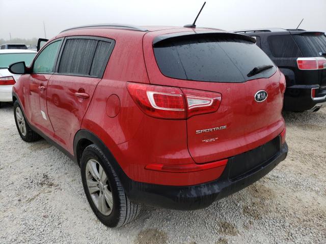 KNDPB3A23C7224451 - 2012 KIA SPORTAGE B RED photo 3