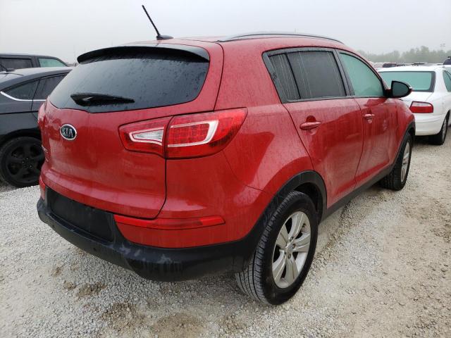 KNDPB3A23C7224451 - 2012 KIA SPORTAGE B RED photo 4